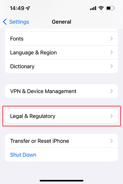 Cham ios install custom enterprise app - step 2: check general profile device management